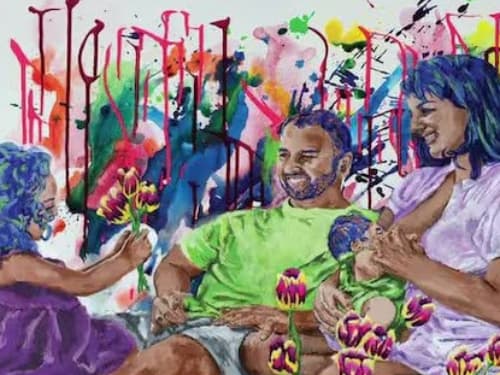 shayla Ray breastfeeding mural