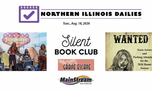 Work as a scare actor in Orion, join a silent book club in Galena, jam with The Sweet Lillies: Northern Illinois Dailies for 8-18-26
