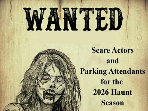 Torment at Twelve Hundred scare actors wanted